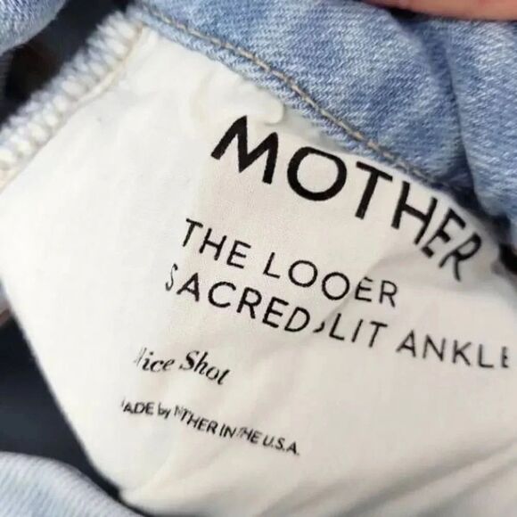 MOTHER Sacred Looker in Nice Shot Light Wash Skinny Size 24 - Picture 4 of 11